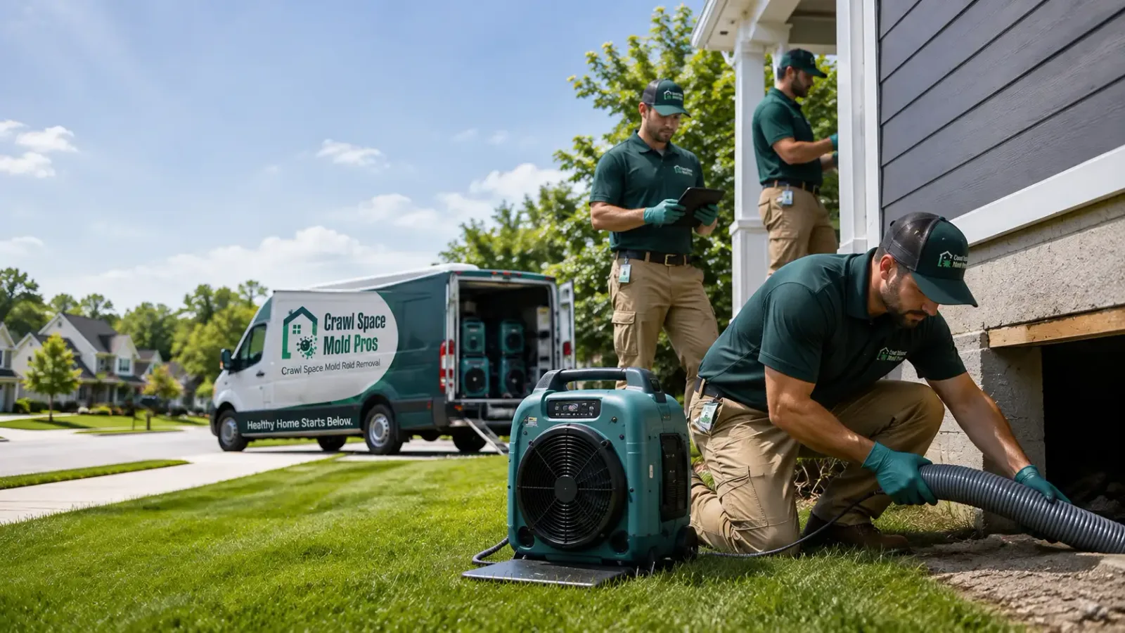 Crawl Space Mold Removal in Saint Johns, MI